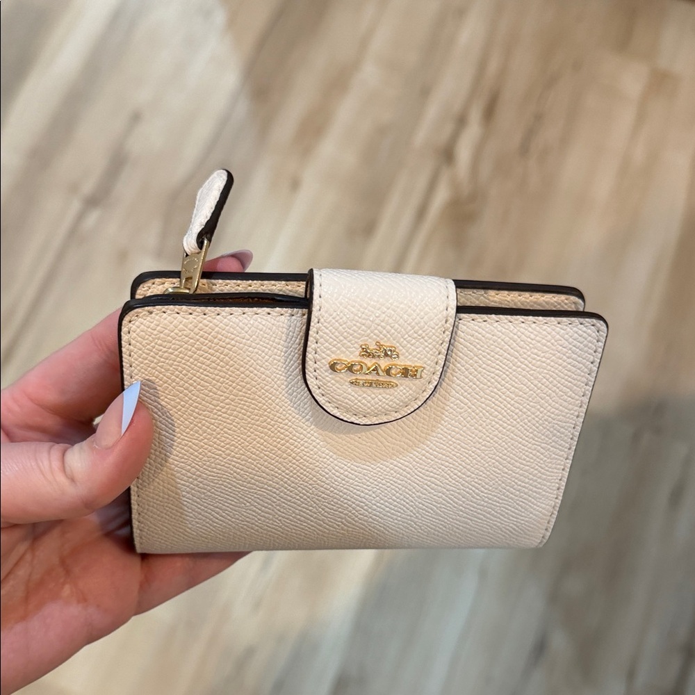Coach Ivory Leather Wallet